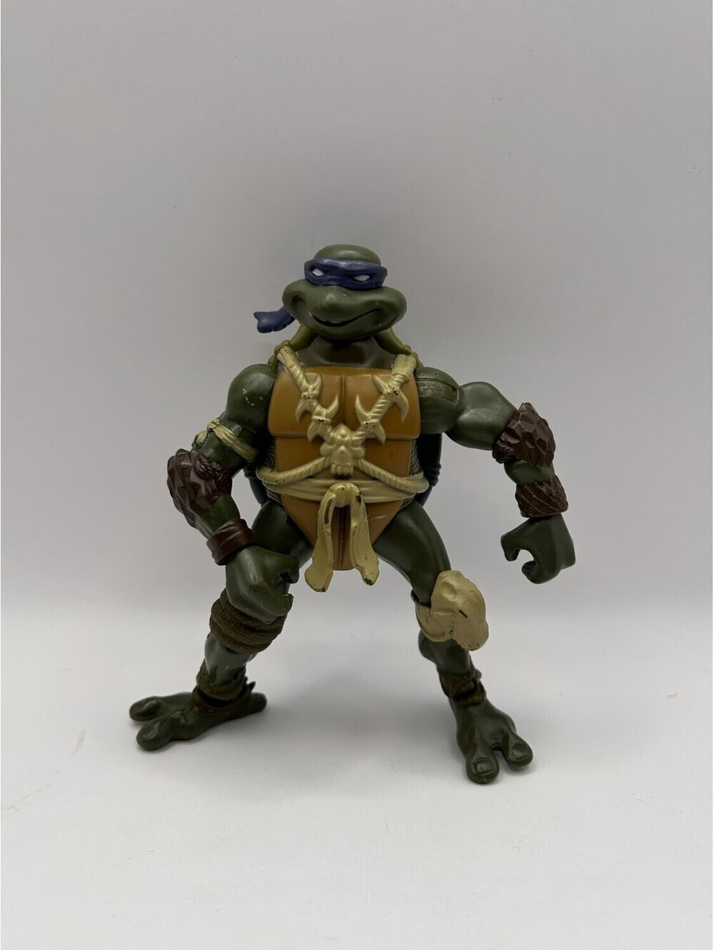 Playmates TMNT Paleo Patrol Donatello Action Figure 2005 Loose Bone Necklace